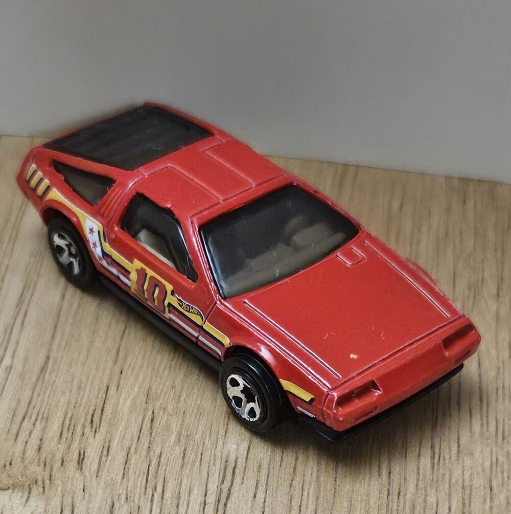 1979 Hot Wheels Delorean #10 Turismo Racecar Red Vintage Diecast